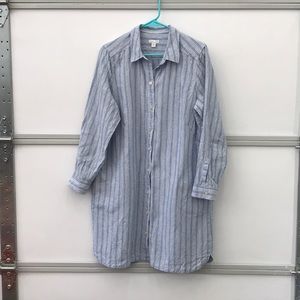 J. Jill Linen shirt dress
